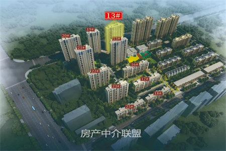 通锦国际新城一期2室2厅1卫南